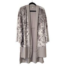 Urban Outfitters Out From Under Grey Metallic Velvet Komono Sixe XS/S